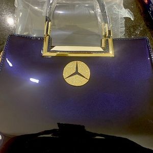 NWOT Mercedes Benz purse FREE Mercedes key chain